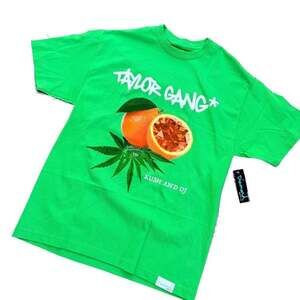 Diamond x Wiz Khaufa Orange & Kush Tee - Black
